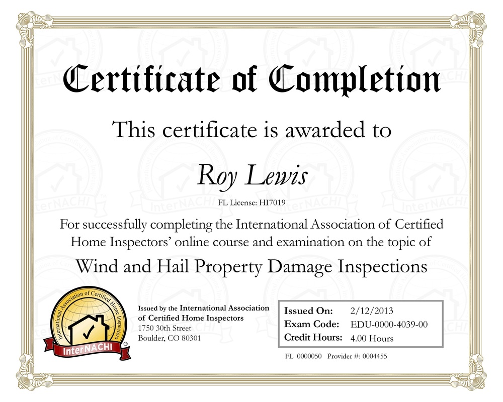 Home Inspection Fort White